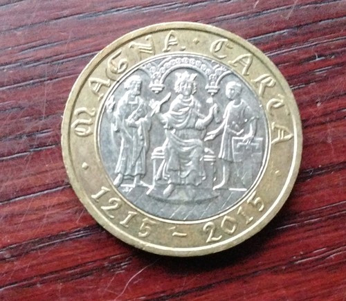 2015 magna carta two pound - £2,