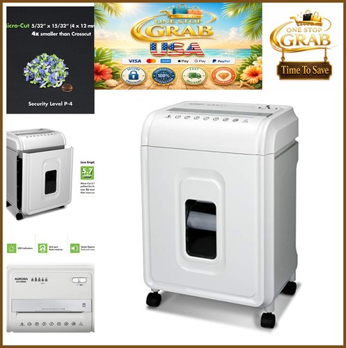 Micro cut paper shredder - micro-cut, 14