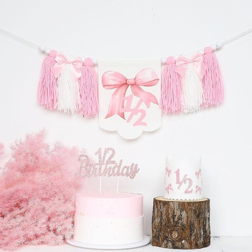 Girls half birthday party - half,