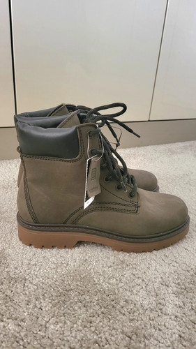 Next khaki leather boots rrp - next,