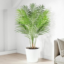 120cm Artificial Palm Fake Plant Lifelike Tree Tall in Black Pot Keeplush