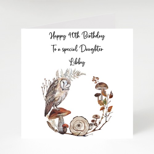 Personalised female brown - personalised,