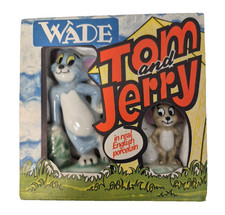 Wade Whimsie Tom & Jerry Figurines – First Edition with Original Box W2