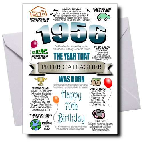 Personalised 70th birthday - personalised,