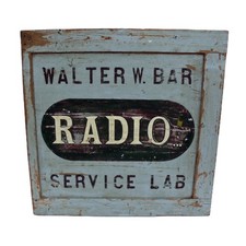 Vintage Wooden Advertising