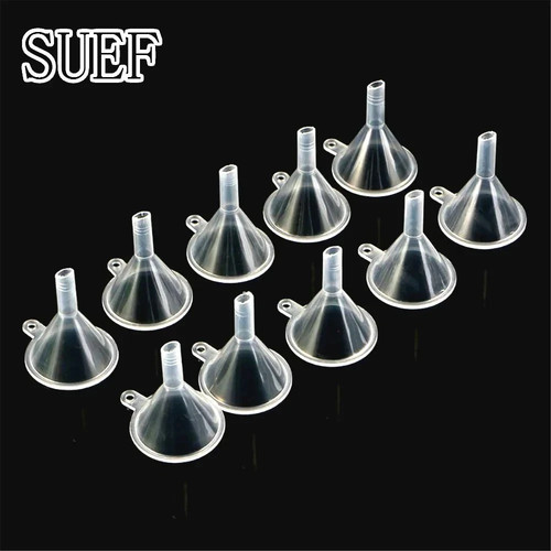 20pcs mini clear funnels - clear,