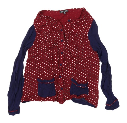 Topshop women red - women's, polka