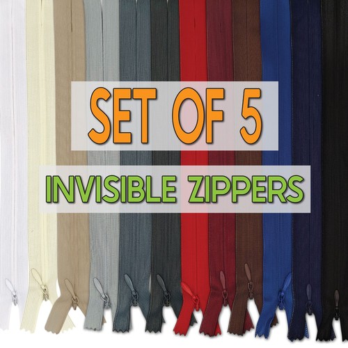 Set invisible zip - set, 5