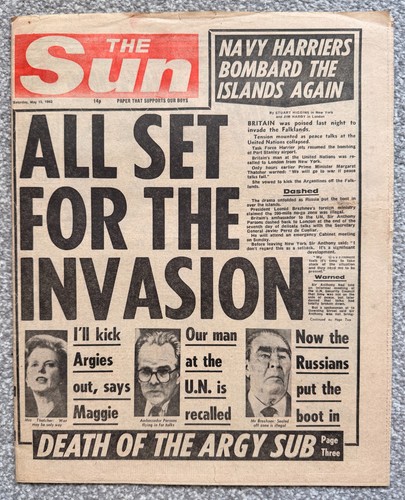 The sun newspaper may - the,