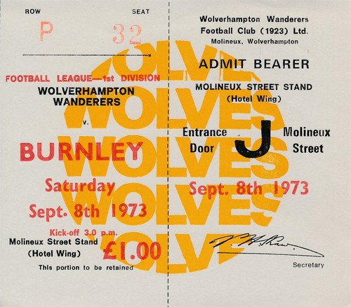 Ticket wolves burnley - wolves,