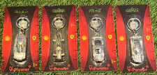 4 Shell Ferrari V-POWER keyring key ring chain P3 F430 SPIDER ENZO 156F1