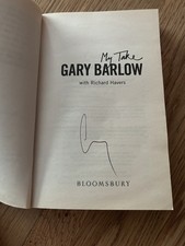 Gary Barlow ‘My Take’ Signed paperback book. Updated version