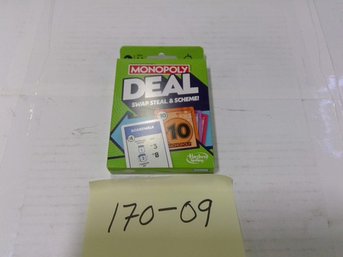 Monopoly deal card game hasbro - card,