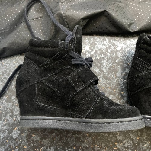 Ash limited black suede - limited, wedge