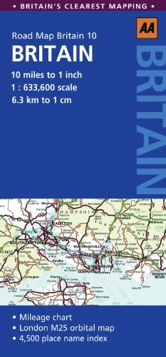 Road map britain - (aa,