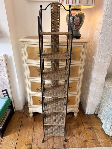 Vintage tall storage rack - vintage,