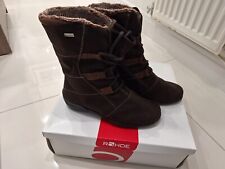 Rohde Ladies Sympatex  Lined Brown Winter Boots UK5. Great condition.
