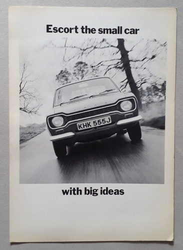 Ford escort brochure 1971 - escort, 1