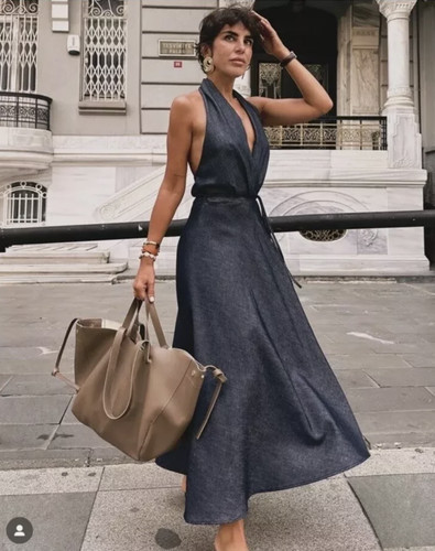Zara collection blue denim - zara,