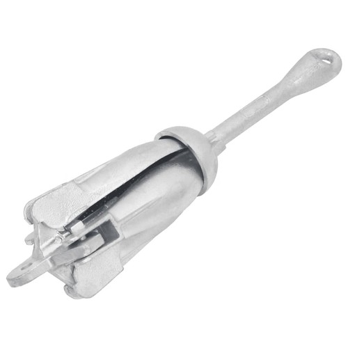 Vidaxl folding anchor silver - folding,