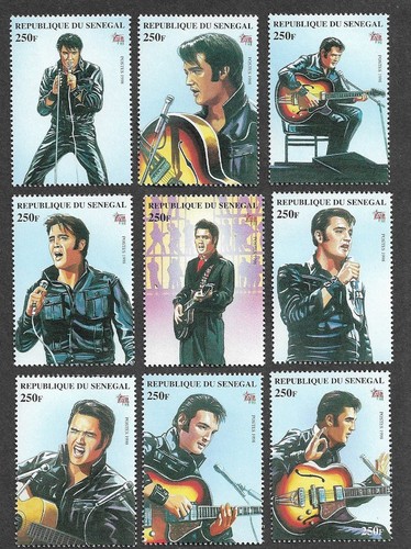 Elvis presley stamps music mnh - elvis,