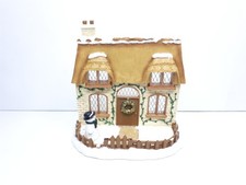 Vintage Snowy Cottage With