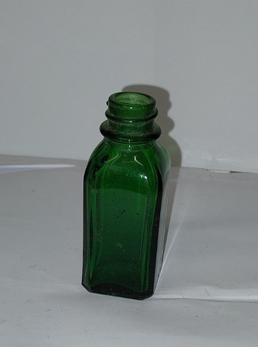 Vintage small green - green, glass