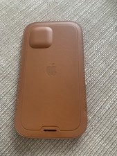 Tan Leather Phone Apple Leather Genuine Case New 12/12 Pro Will Fit.