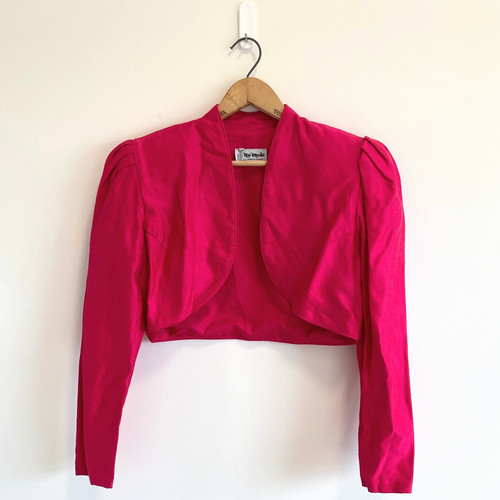 Vintage magenta pink bolero - vintage,