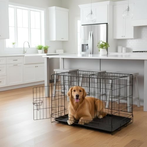 Door metal dog crate - door,