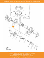 YAMAHA Crank 2, 1SM-11422-00