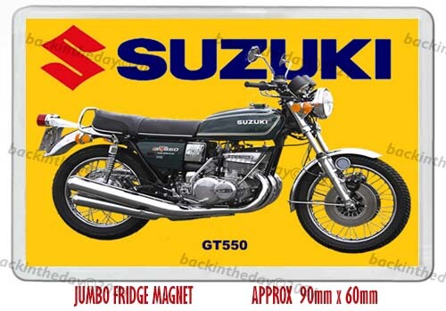 Retro suzuki gt550 - suzuki, poster