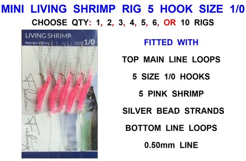 Mini living shrimp rig hook - mini,