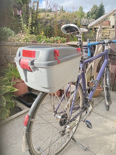 Bicycle rack fitting luggage - rack,