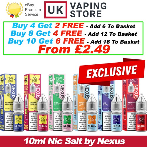 Pod salt nexus nic - nexus, 10ml
