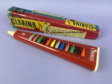 Vintage Boxed Hohner Clarina Plastic 12-Note Melodica Music Instrument Germany
