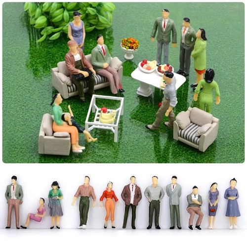 Scale model people figures - model,