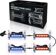 4X 6.1 Inch Emergency Strobe