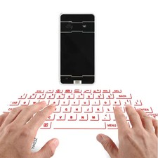Bluetooth Laser Keyboard Wireless Projector Mouse Funct for Iphone Tab Computer