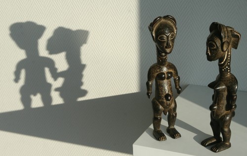 Old african agni statue - agni, ivory
