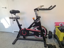 JLL Spin/ Exetcise Bike Indoor Cycling Black And Red With Monitor