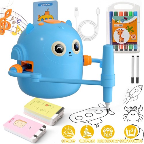 Drawing robot sketching - robot,