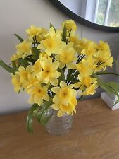 Artificial Narcissus Daffodil Bunches X 4 Lots 24 Stems Mixed Spring  Flowers