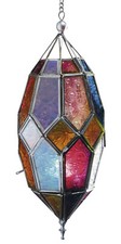 Hanging moroccan style glass - hanging,