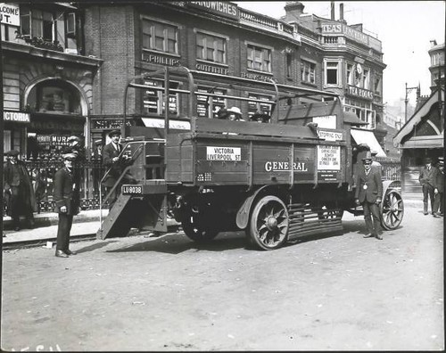 London motor bus during - , the