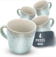 Stoneware Coffee Mug Set of 4