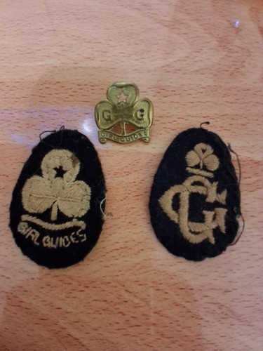Girl guides badges - girl,