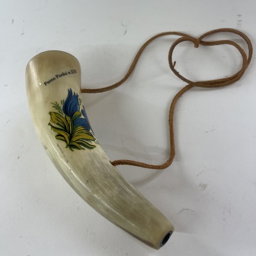 Vintage italian cow horn - horn, bugle