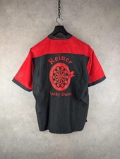 Bulls Darts Shirt Mens XL Extra Large Regular Black Short Sleeve