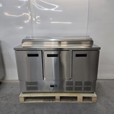 Triple Fridge 390L Bench Chiller Catering Stainless Commercial Polar G605